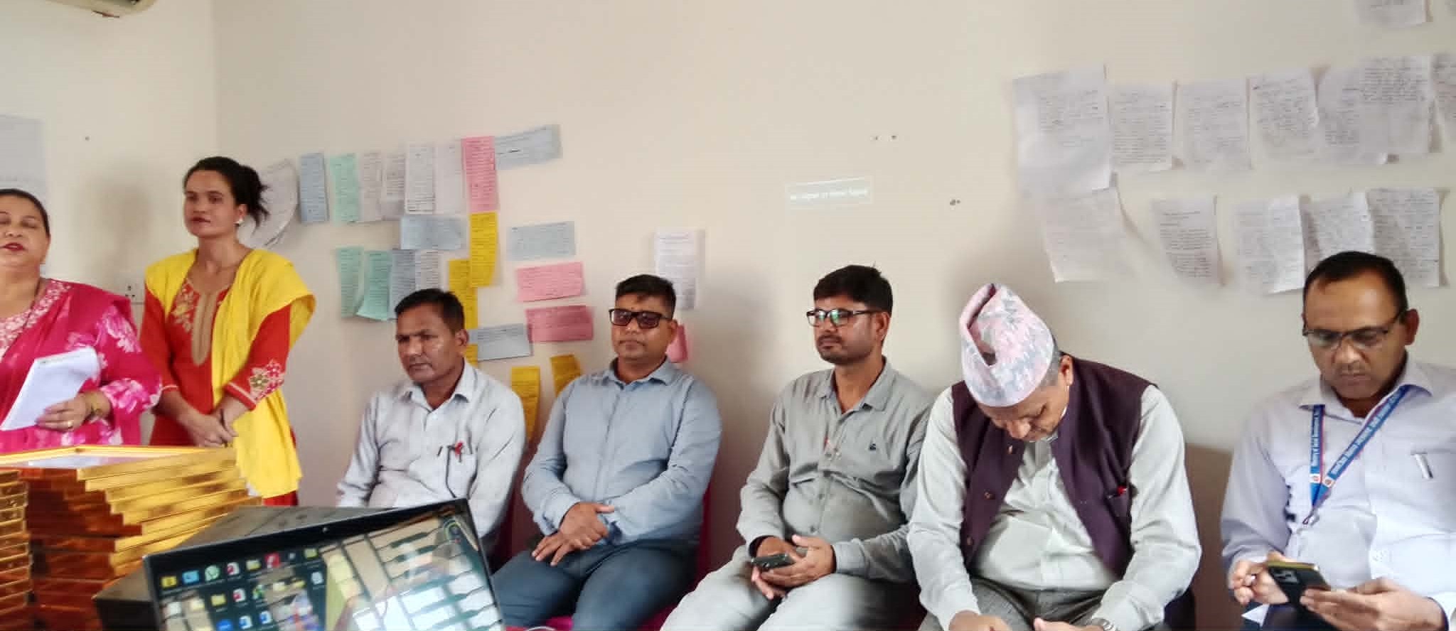 पत्रकारिता तथा उद्घोषण तालिम समापन